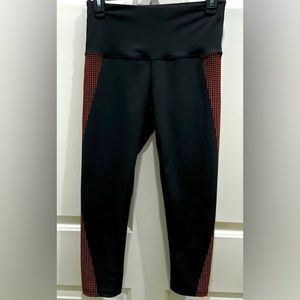 BSP Better Sports Performance Black Coral Workout Leggings Size Medium